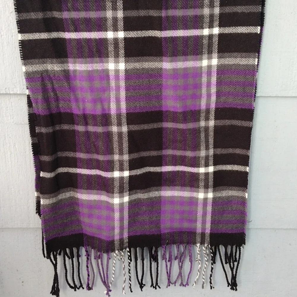 Cashmere Feel Plaid Italy Design Scarf